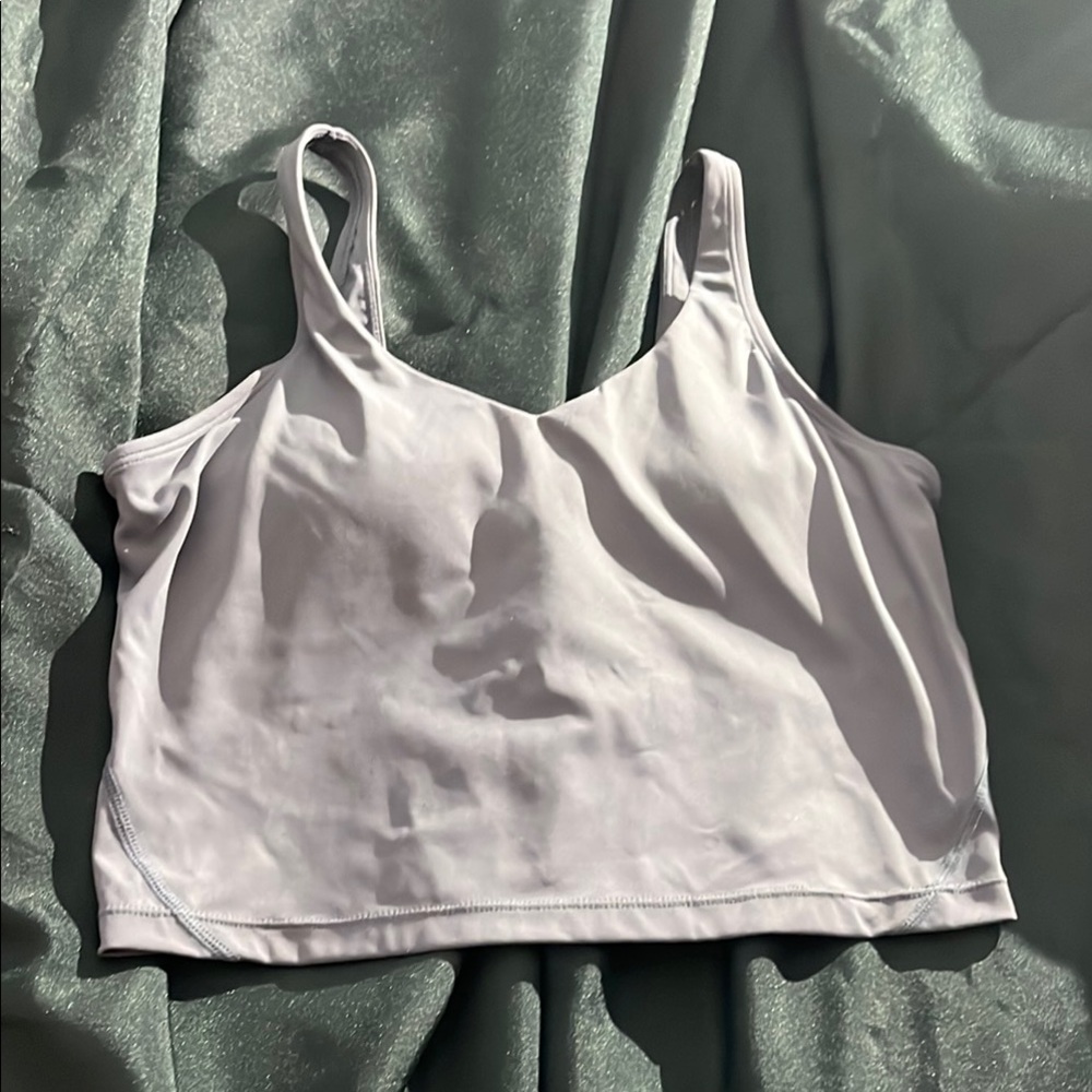 Purple Tank Top with bra